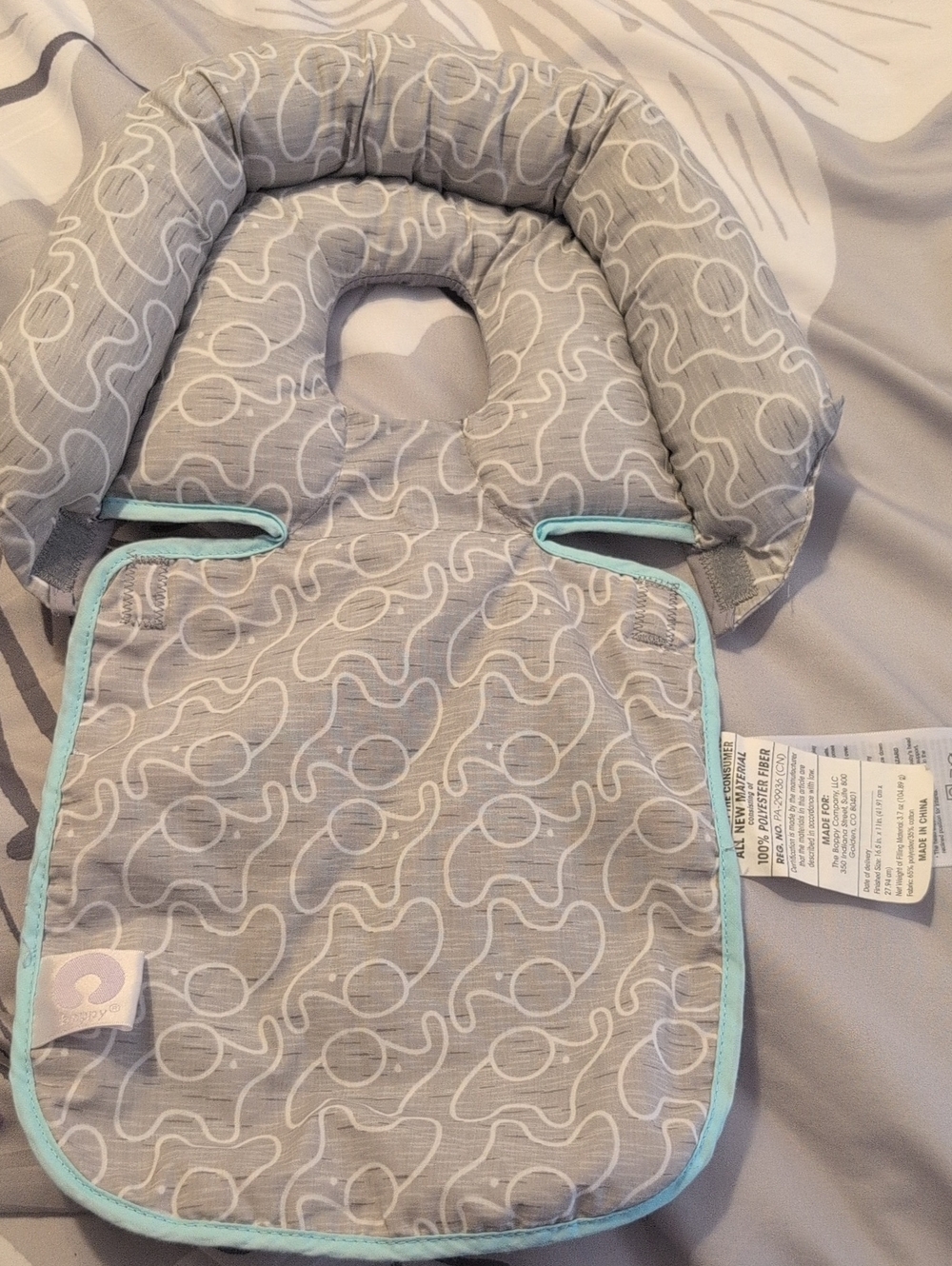 Boppy Gray Head And Neck Support